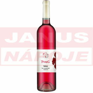 PEREG Rubinus Rose, ružové ríbezľové víno, 0,75l