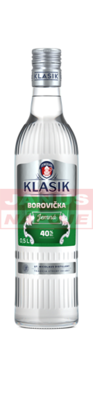 Slovenská Borovička 40% 0,5L [ST-NICOLAUS] (holá fľaša)